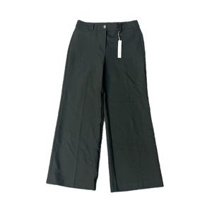 NWT Loft high Waist Trouser Black Pants Wide Leg Soze 10